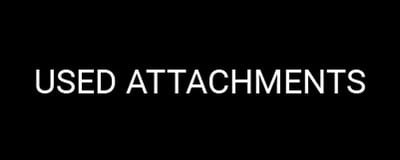 USED ATTACHMENTS