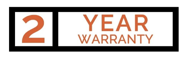 2 Year Warranty